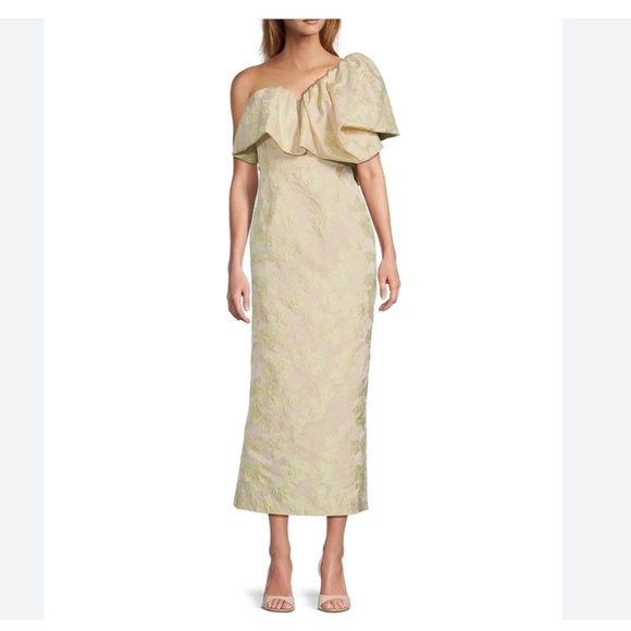 ANTONIO MELANI Dresses & Skirts - Antonio Melani size 0 Jordyn Floral jacquard one shoulder dress